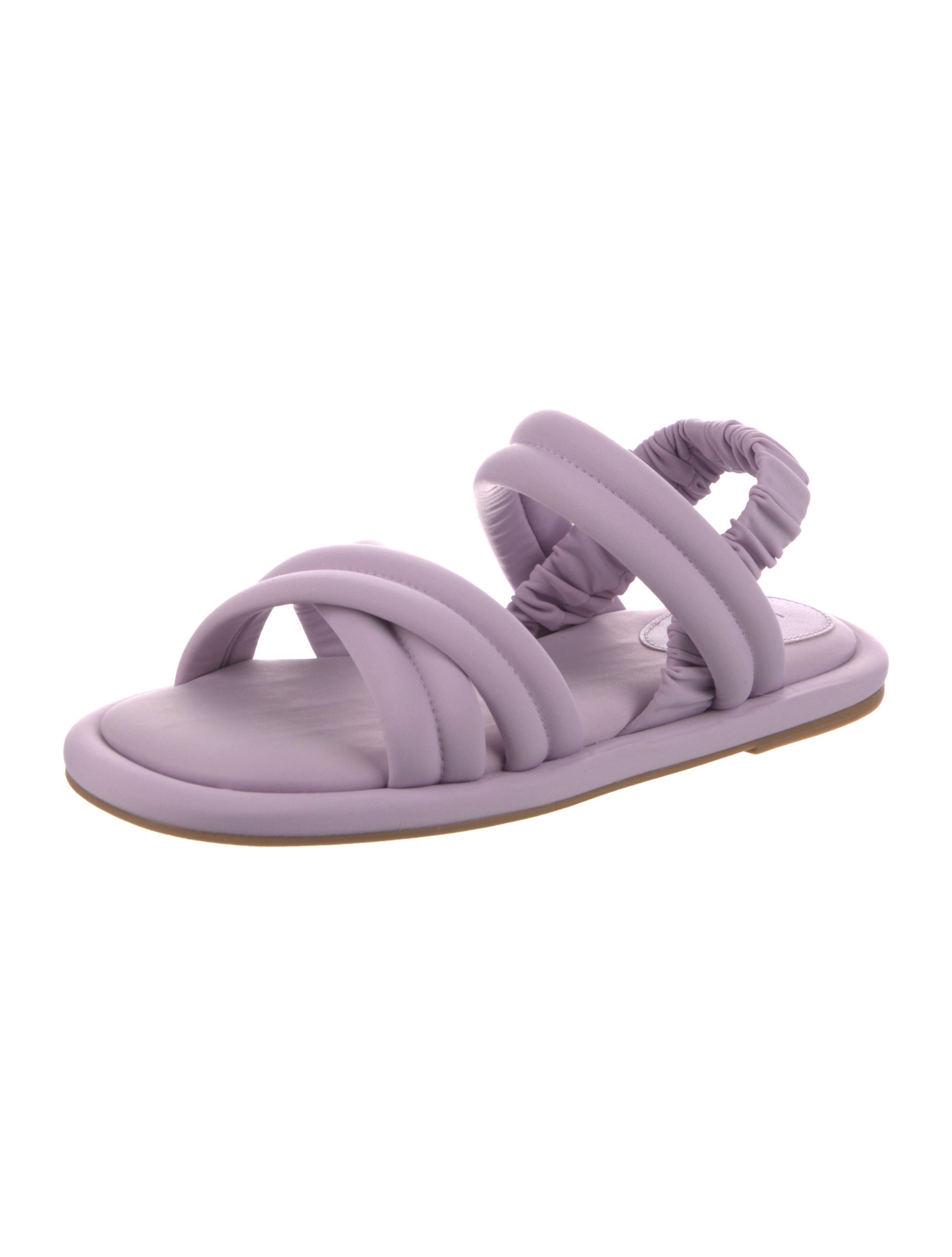 Larroude Neoprene Slingback Sandals