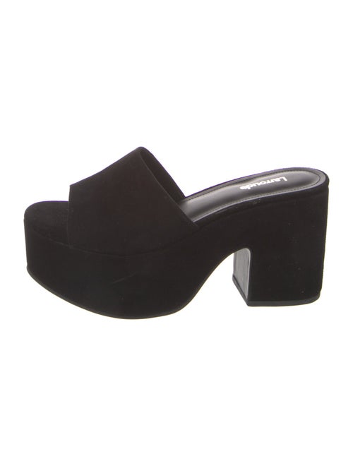 Larroude Suede Slides