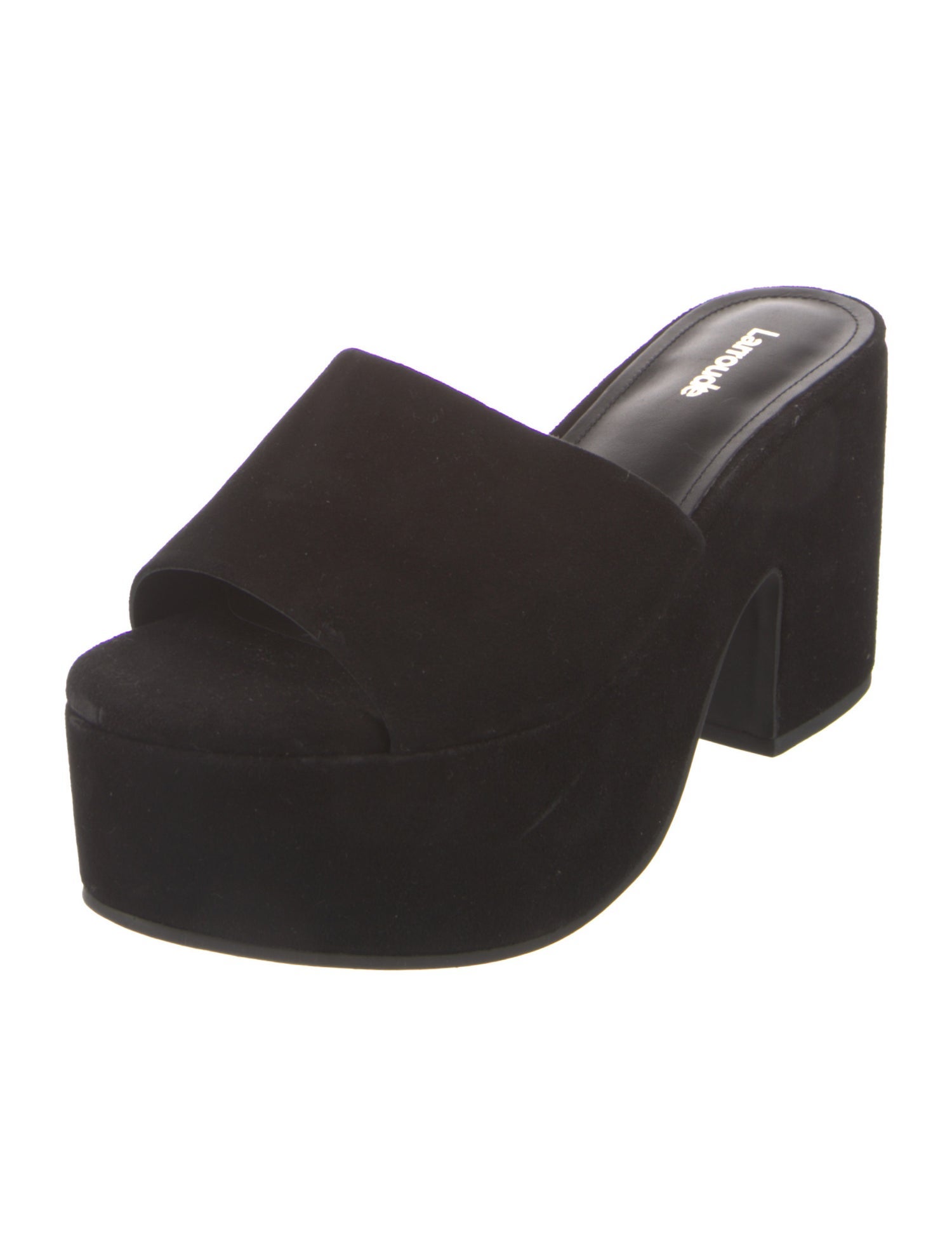 Larroude Suede Slides