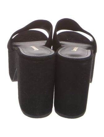 Larroude Suede Slides