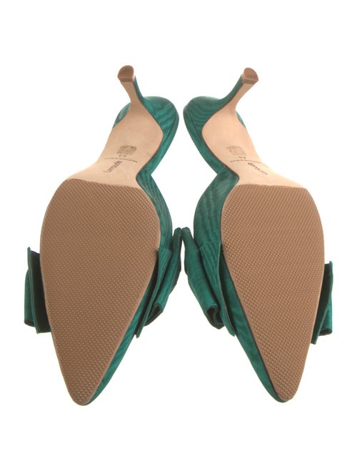 Larroude Bow Accents Mules