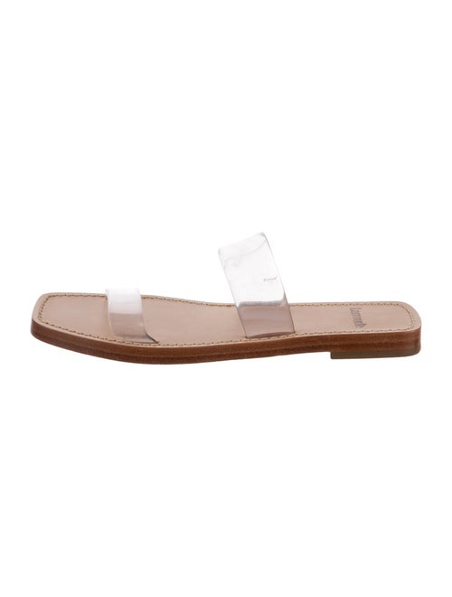 Larroude Leather Slides