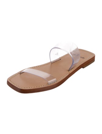 Larroude Leather Slides