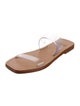 Larroude Leather Slides