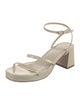 Larroude Patent Leather Sandals