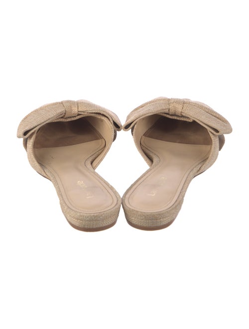 Larroude Raffia Mules