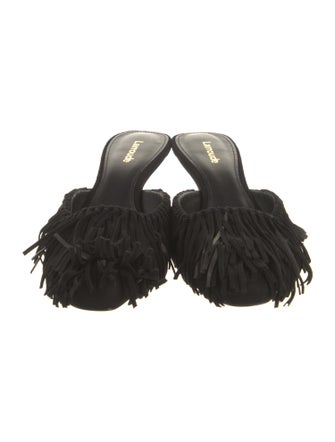 Larroude Suede Mules