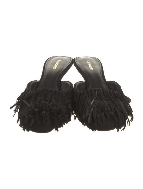 Larroude Suede Mules