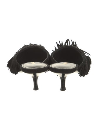 Larroude Suede Mules