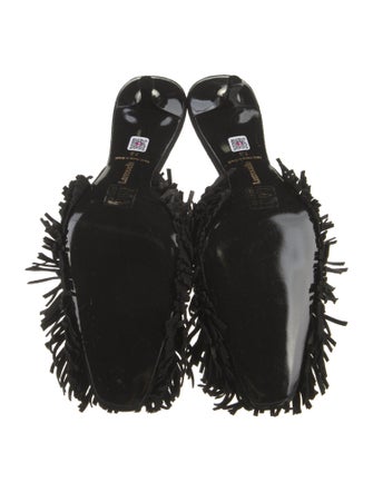 Larroude Suede Mules