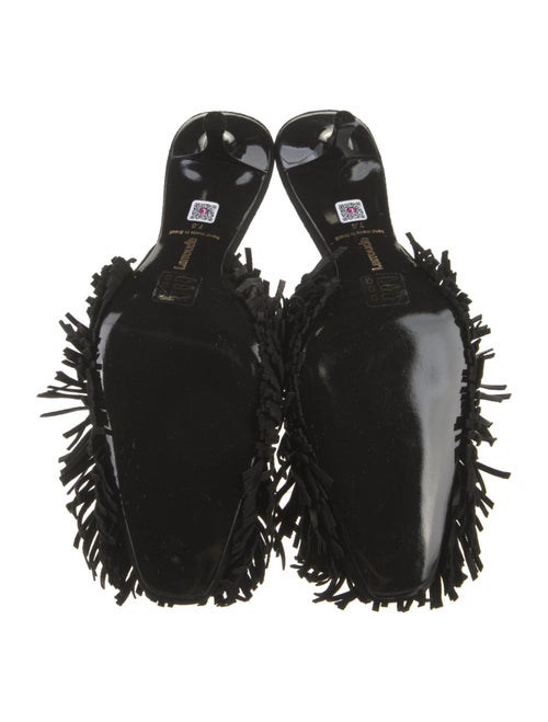 Larroude Suede Mules