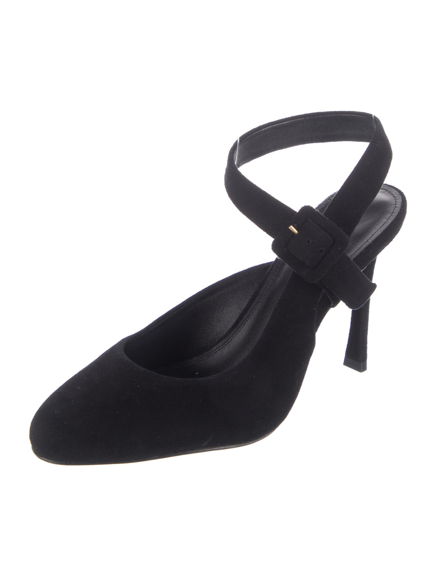 Larroude Suede Slingback Pumps