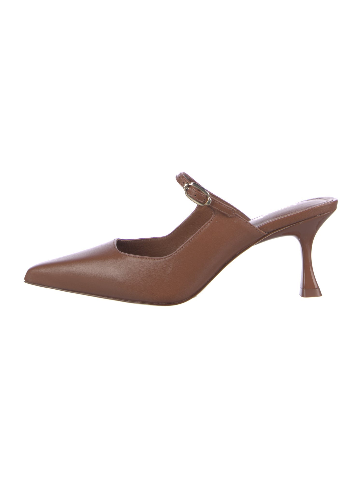 Larroude Leather Mules