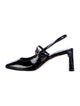 Larroude Patent Leather Slingback Pumps