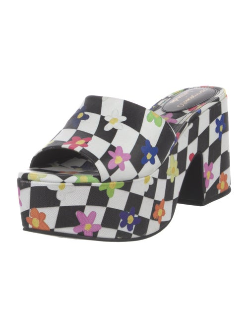 Larroude Canvas Printed Slides