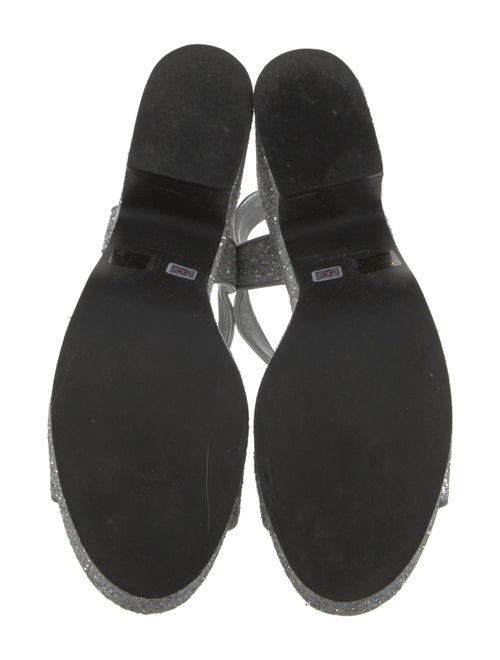 Larroude Glitter Glitter Accents Slides