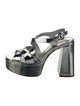 Larroude Leather Slingback Sandals