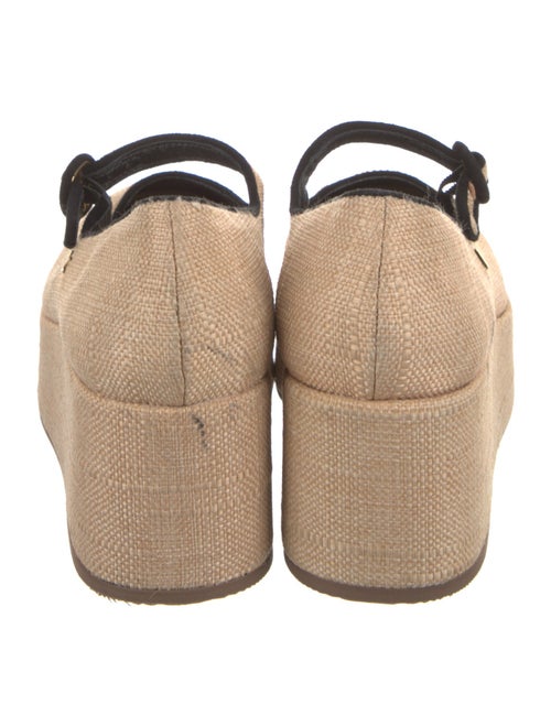 Larroude Canvas Mary Jane Flats