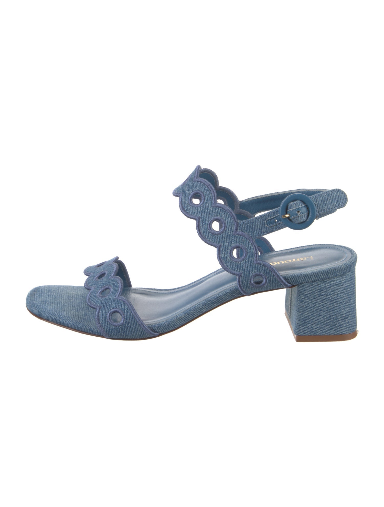 Larroude Denim Sandals
