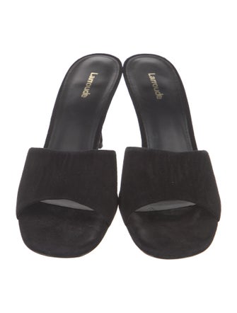 Larroude Suede Slides