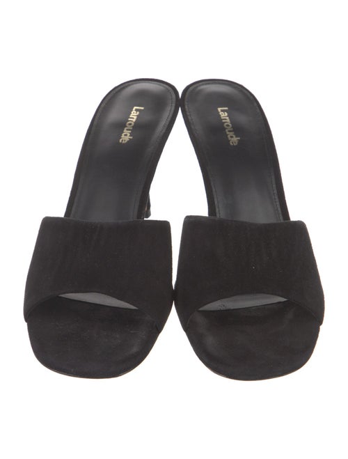 Larroude Suede Slides