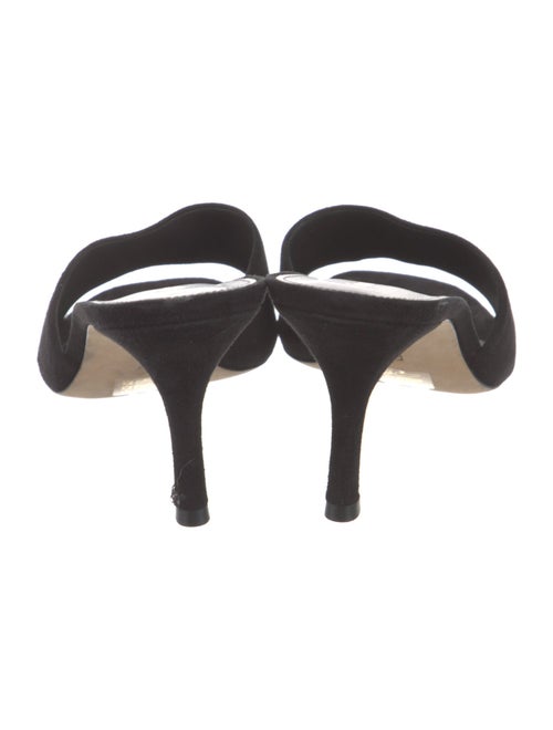 Larroude Suede Slides