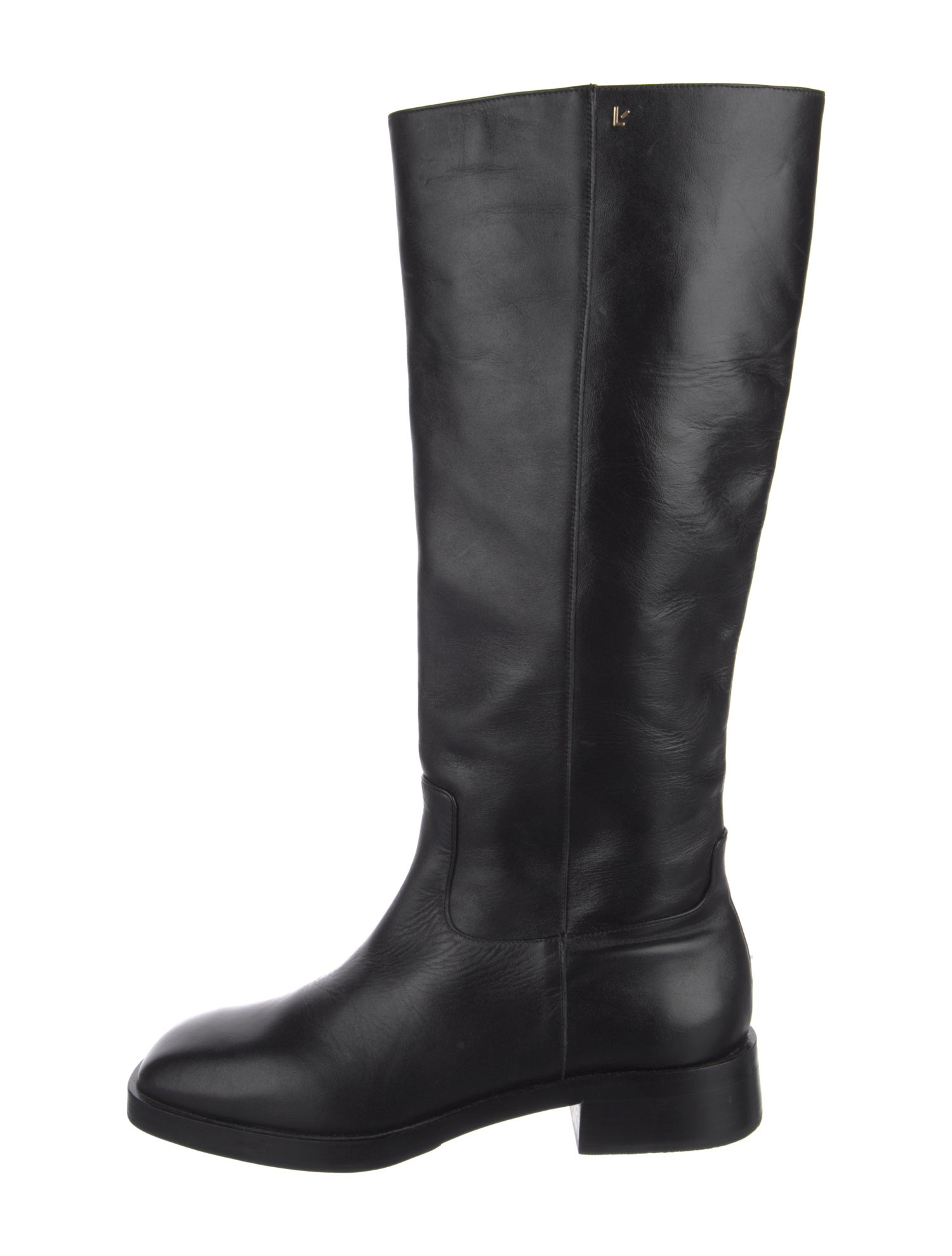 Larroude Leather Riding Boots