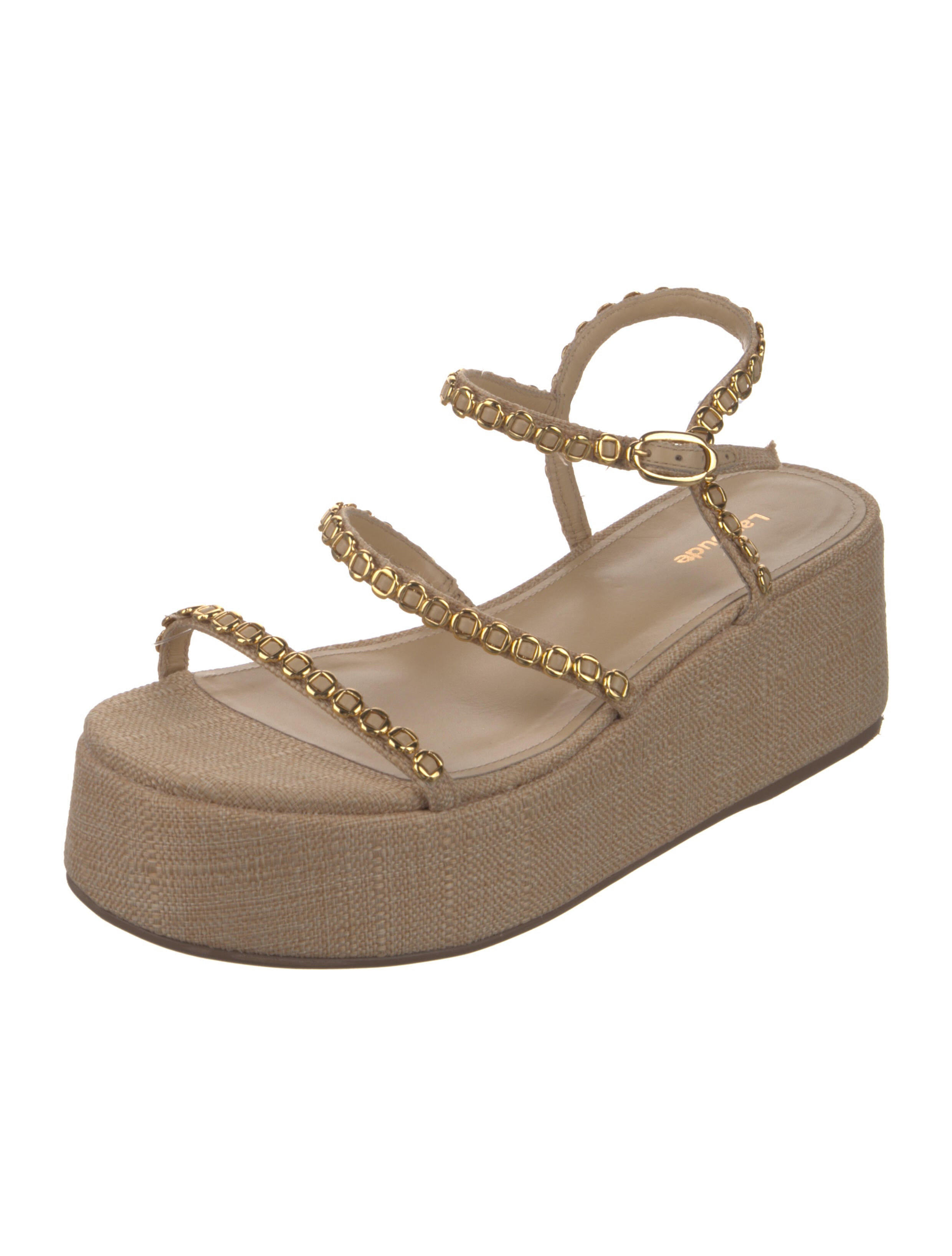 Larroude Raffia Espadrilles