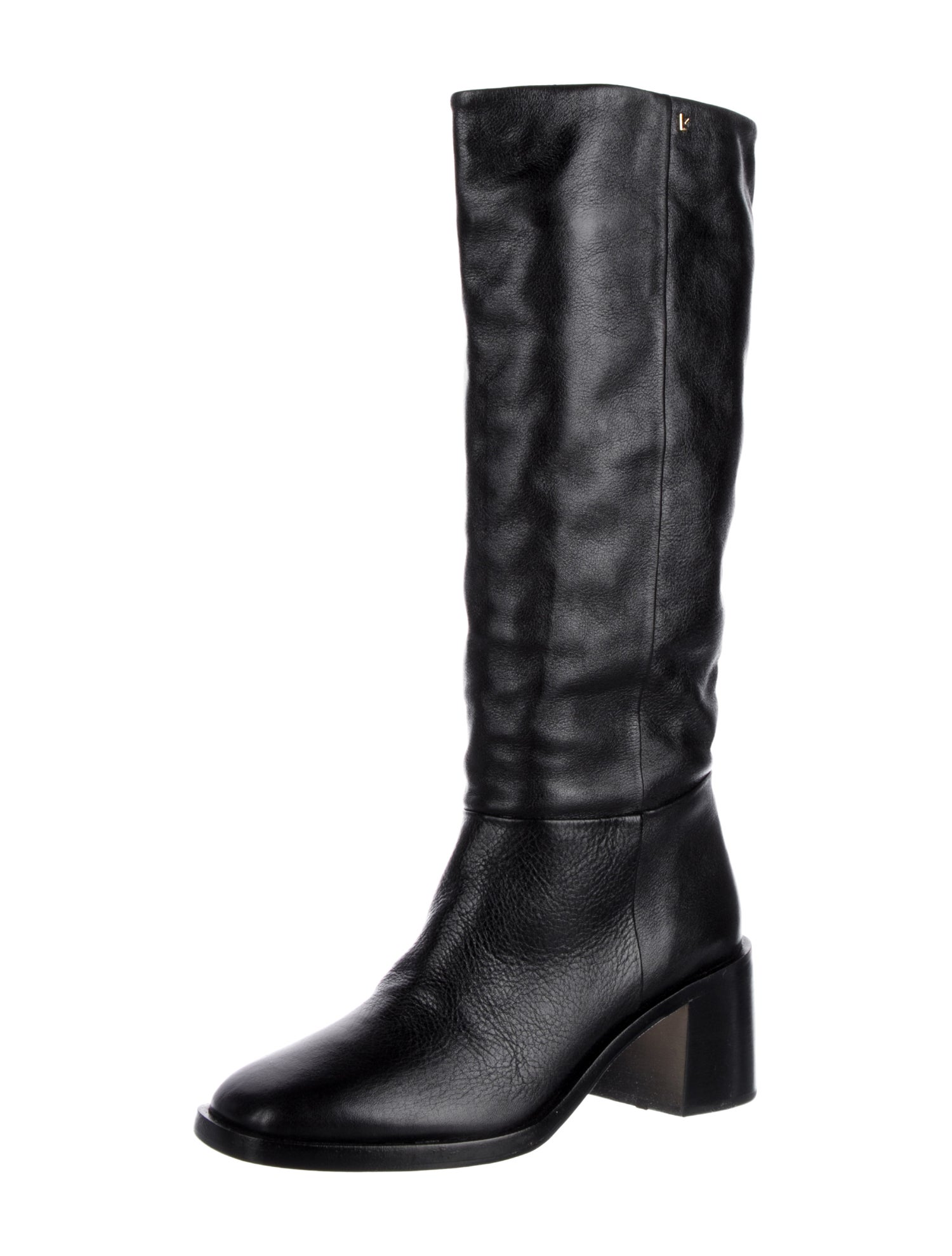 Larroude Leather Riding Boots