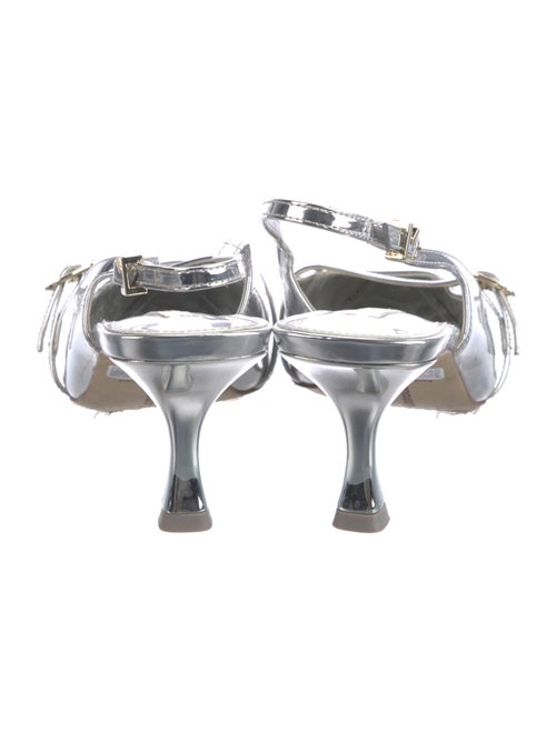 Larroude Patent Leather Slingback Pumps