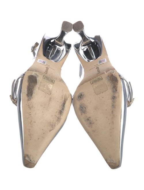 Larroude Patent Leather Slingback Pumps