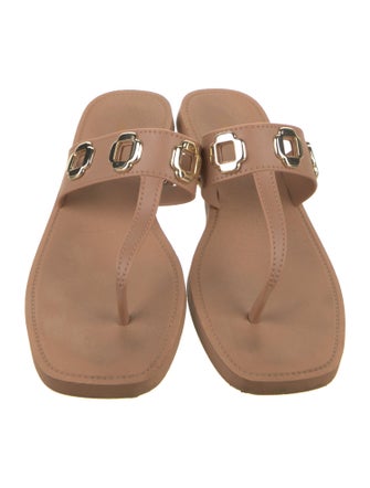 Larroude Leather Slides