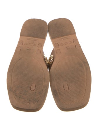 Larroude Leather Slides