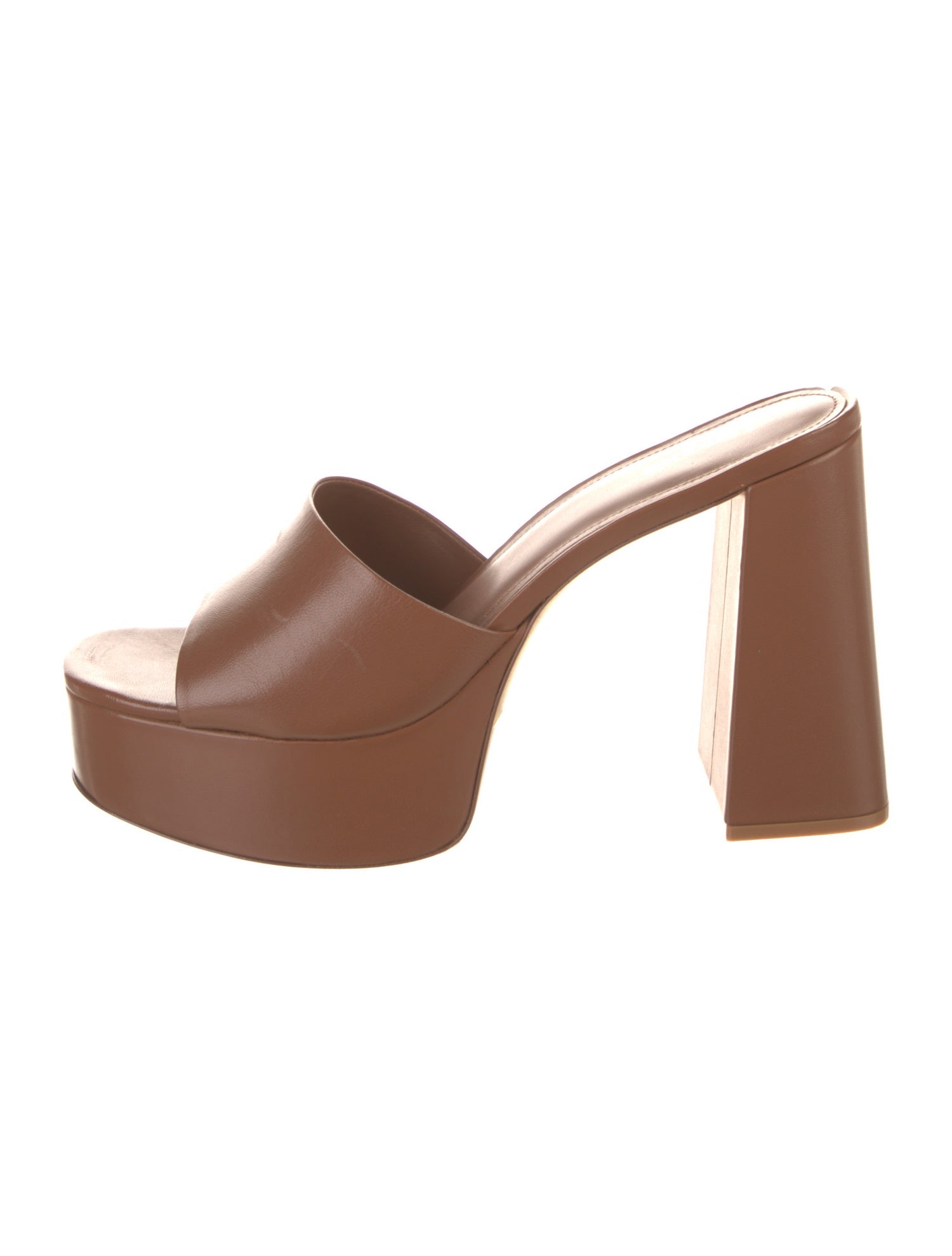 Larroude Leather Slides