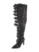 Larroude x Jonathan Cohen Leather Lace-Up Boots