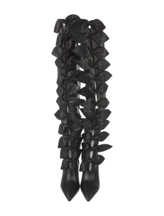 Larroude x Jonathan Cohen Leather Lace-Up Boots