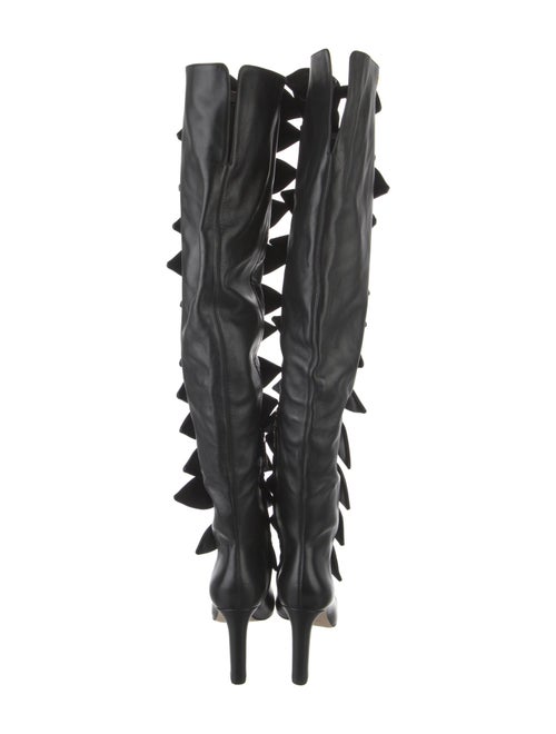 Larroude x Jonathan Cohen Leather Lace-Up Boots