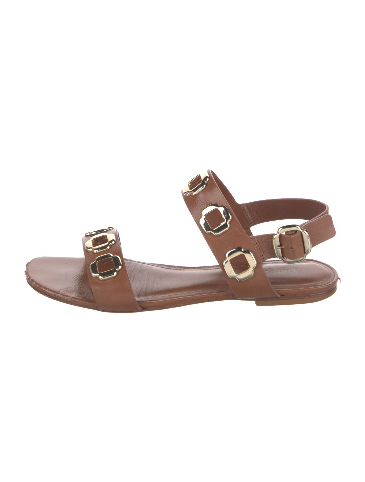 Larroude Leather Sandals