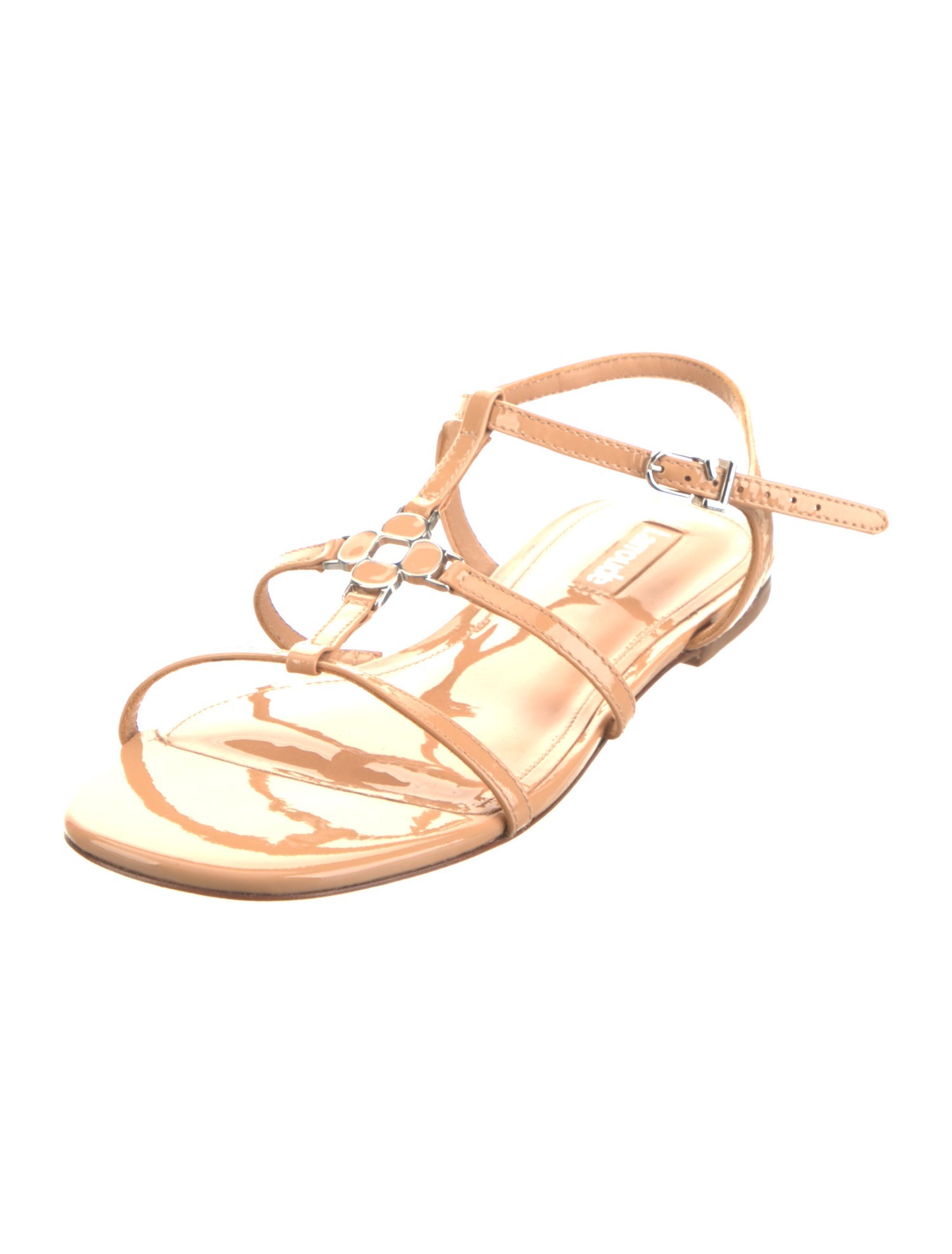 Larroude Leather Sandals