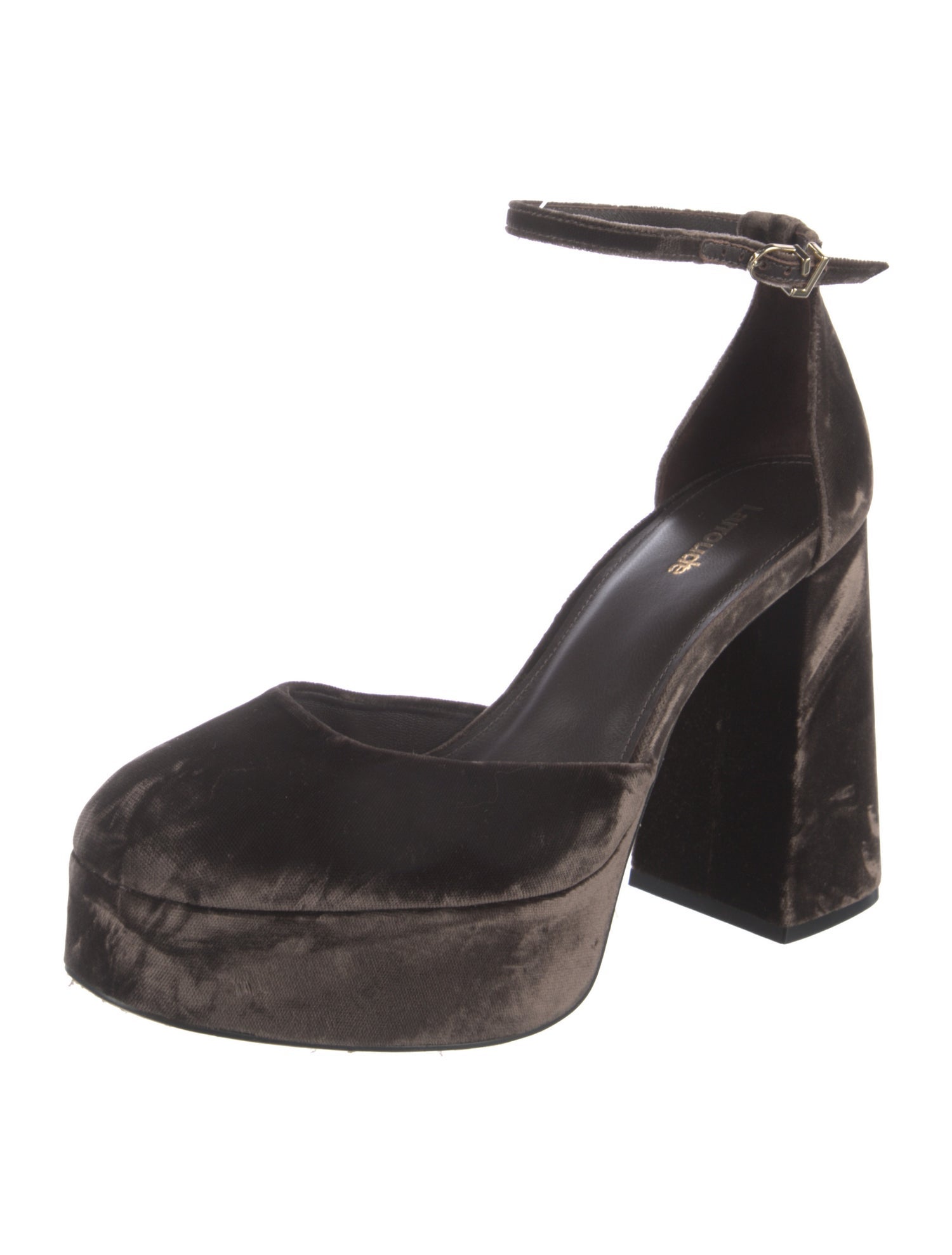 Larroude Velvet D'Orsay Pumps