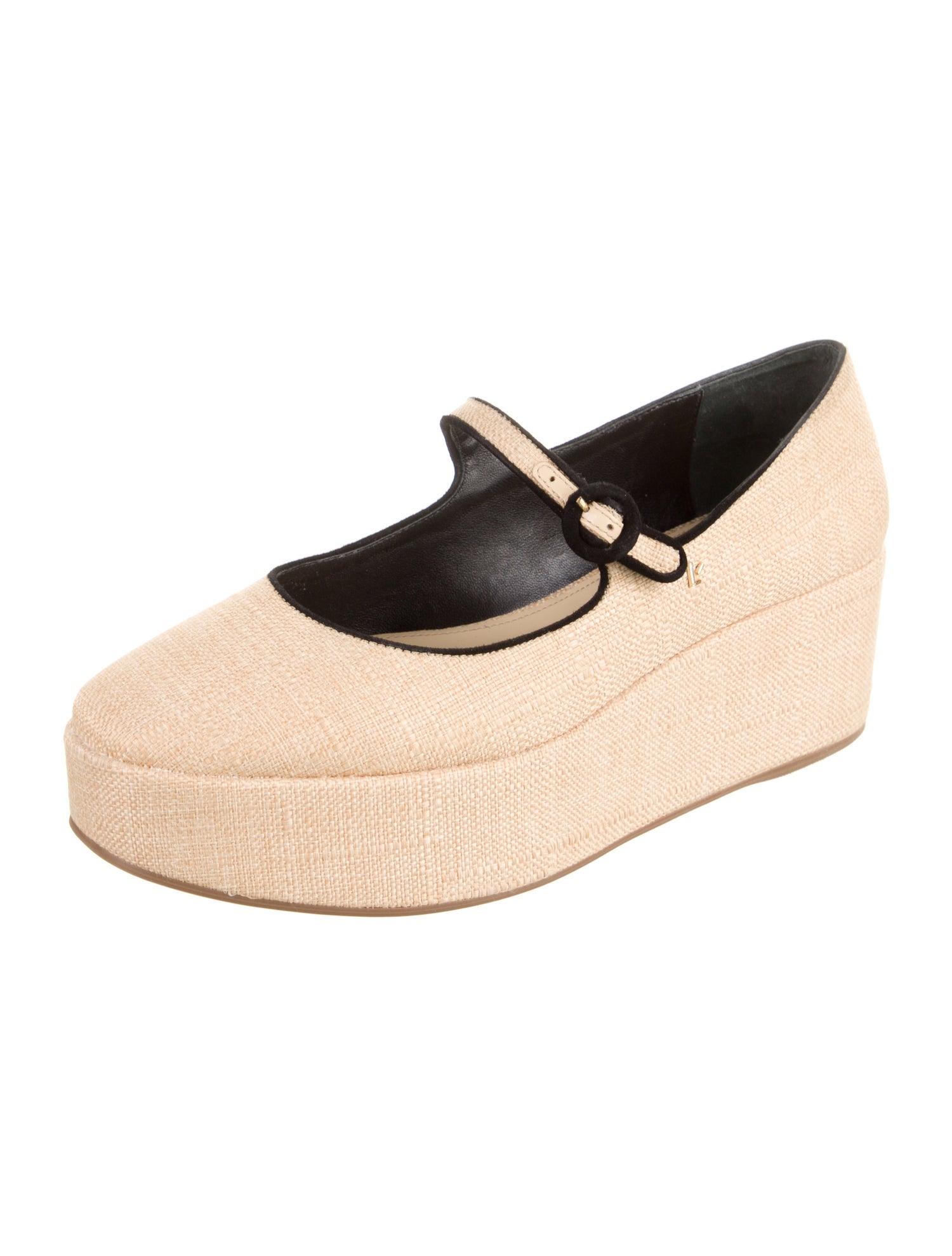 Larroude Straw Pumps