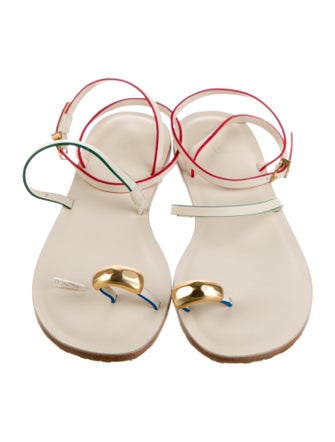 Larroude Leather Sandals