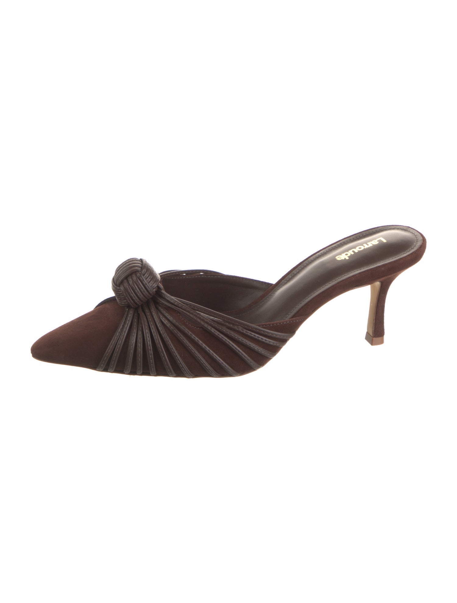 Larroude Suede Mules