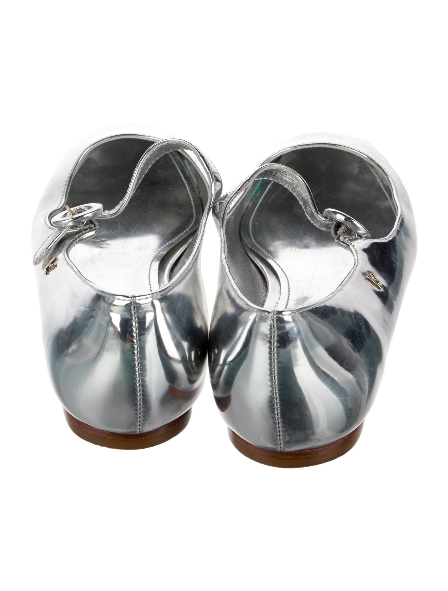 Larroude Patent Leather Mary Jane Flats
