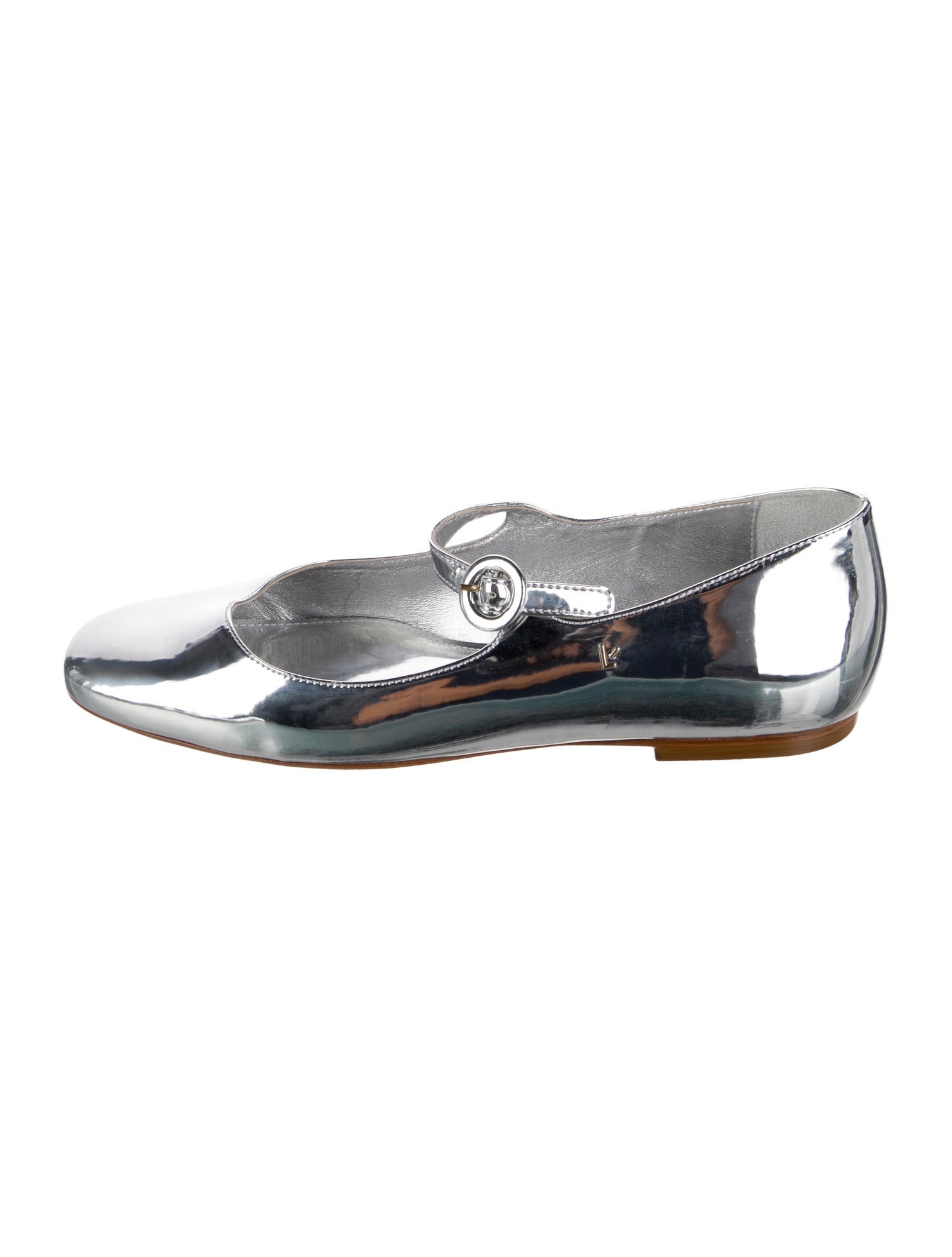 Larroude Patent Leather Mary Jane Flats