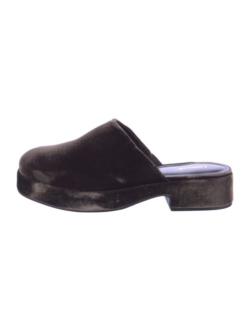 Larroude Velvet Mules