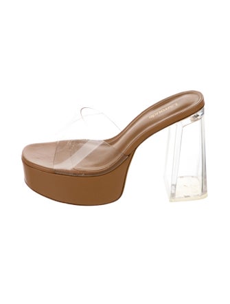 Larroude Leather Slides