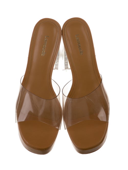 Larroude Leather Slides