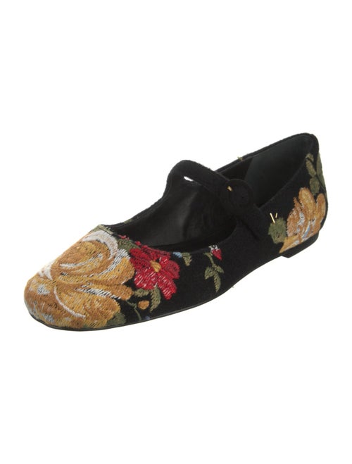 Larroude Floral Print Mary Jane Flats w/ Tags