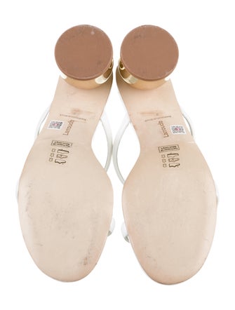 Larroude Leather Slides